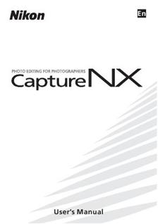 Nikon Capture NX manual. Camera Instructions.